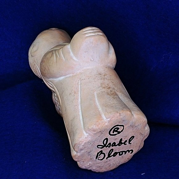 Isabel Bloom Sculpture Figurine Collectible Singing w/ Candle Handmade Signed - Picture 5 of 5